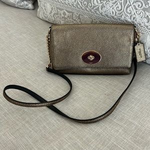 Coach Gold Crossbody